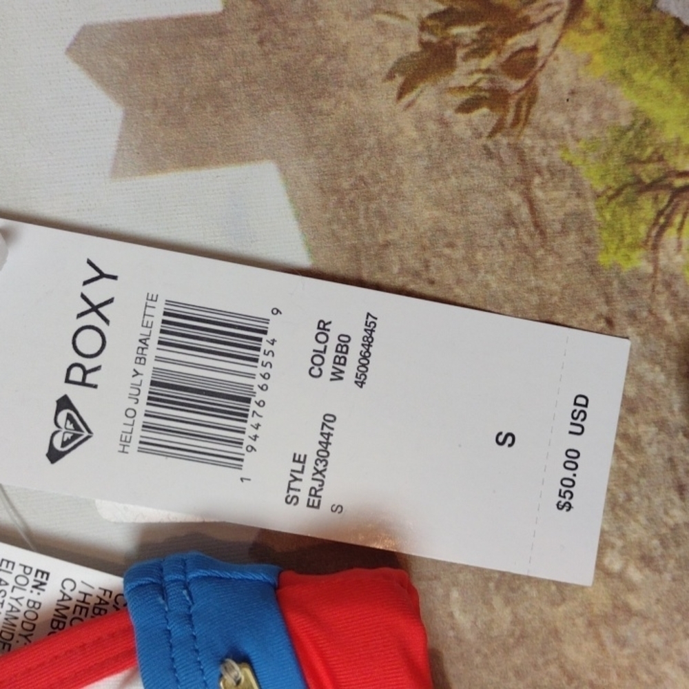 Roxy bikini hello July size small - Picture 3 of 8